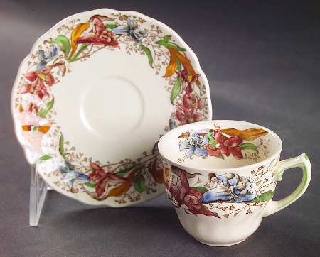 Tintern Flat Demitasse Cup & Saucer Set