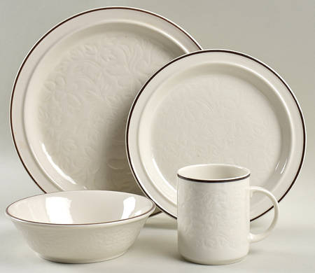 Ting Brown 4 Piece Place Setting