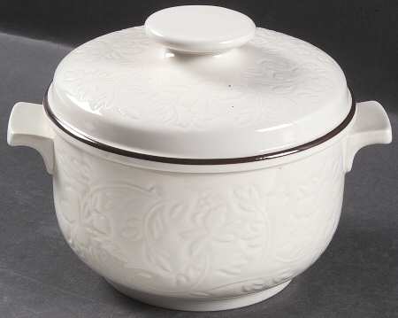 Ting Brown 1.25 Qt Round Covered Casserole