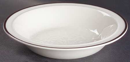 Ting Brown Rim Soup Bowl