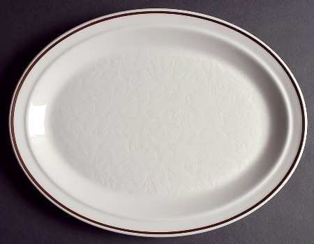 Ting Brown 13" Oval Serving Platter