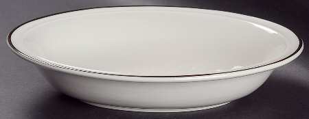 Ting Brown 10" Oval Vegetable Bowl