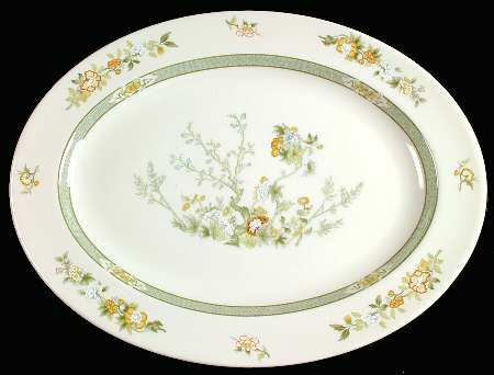 Tonkin 16" Oval Serving Platter