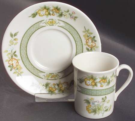 Tonkin Flat Demitasse Cup & Saucer Set