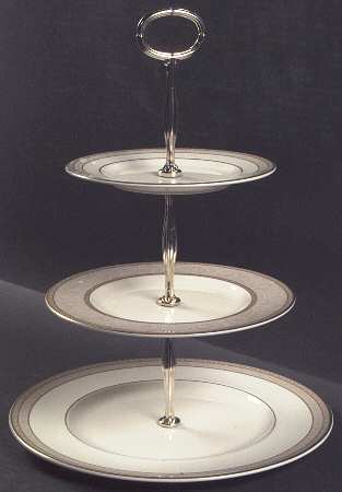 Toulouse 13 7/8"-14 1/4" 3-Tiered Serving Tray(DP,SP,BB) HC