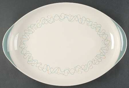 Tracery 17" Oval Serving Platter