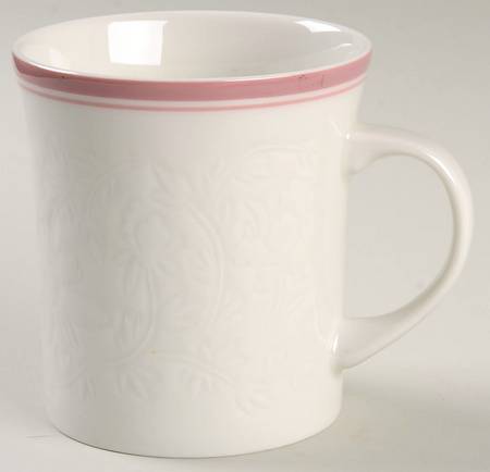 Tracery Coral Mug