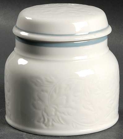 Tracery Mist Sugar Bowl & Lid