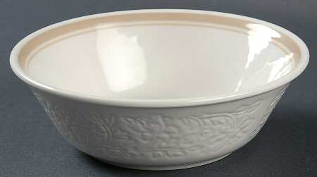 Tracery Mocha Coupe Cereal Bowl