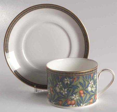 Tudor Grove Flat Cup & Saucer Set