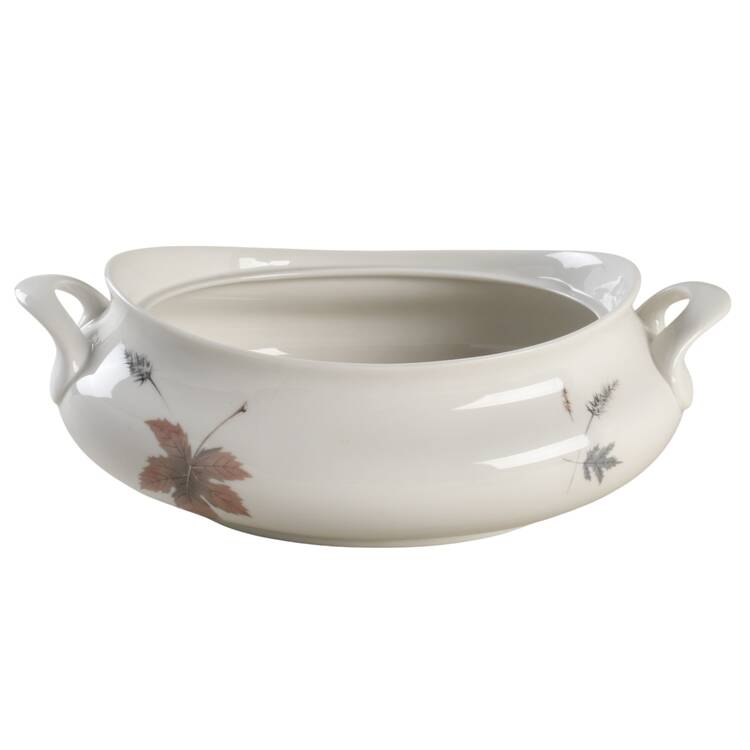 Tumbling Leaves Oval Vegetable No Lid