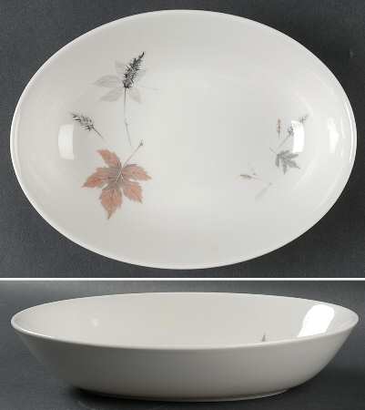 Tumbling Leaves 9" Oval Vegetable Bowl