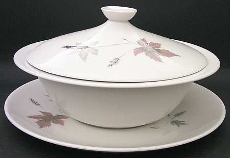 Tumbling Leaves Tureen & Lid w/Underplate