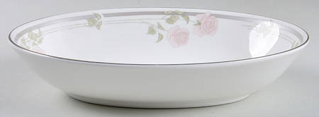 Twilight Rose 9" Oval Vegetable Bowl