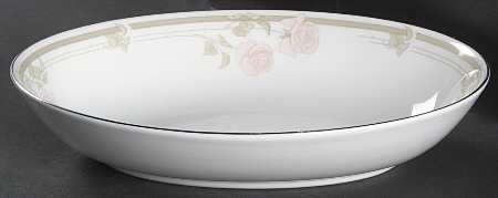 Twilight Rose 9" Oval Vegetable Bowl
