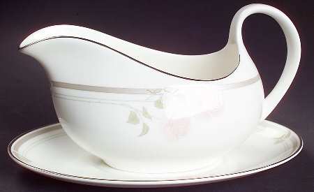 Twilight Rose Gravy Boat & Underplate by Royal Doulton