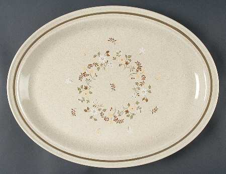Uplands 16" Oval Serving Platter