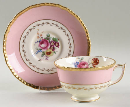 V1958 Footed Cup & Saucer Set