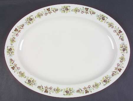Vanity Fair 16" Oval Serving Platter