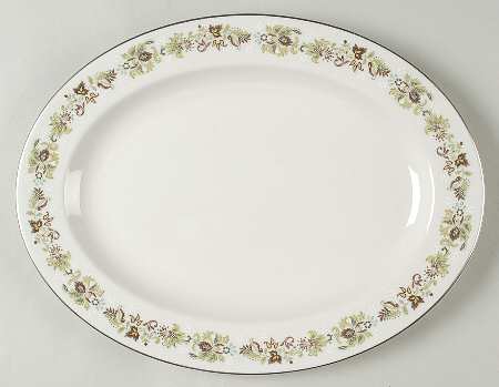 Vanity Fair 13" Oval Serving Platter