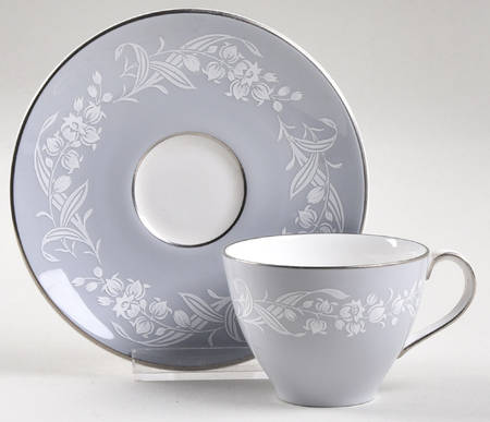Valleyfield Flat Demitasse Cup & Saucer Set