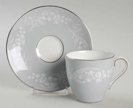 Valleyfield Flat Demitasse Cup & Saucer Set