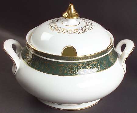 Vanborough Green Tureen &  Lid