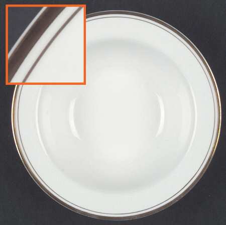 Venice Gold Rim Cereal Bowl