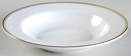 Venice Gold Rim Soup Bowl