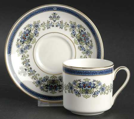 Venetia Flat Demitasse Cup & Saucer Set