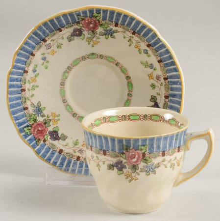 The Vernon Flat Demitasse Cup & Saucer Set
