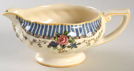 The Vernon Round Gravy Boat