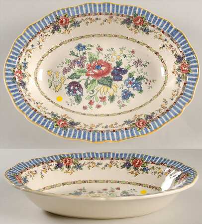 The Vernon 9" Oval Vegetable Bowl