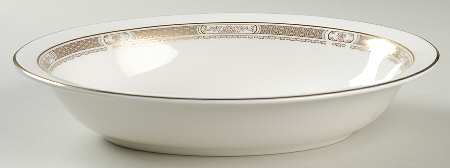 Vermont Brown 10" Oval Vegetable Bowl