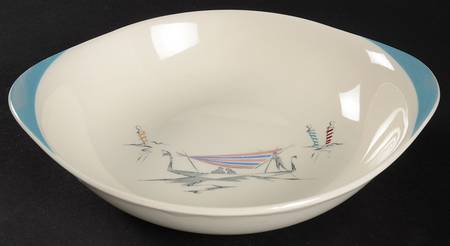 Venetian Scenes Lugged Cereal Bowl