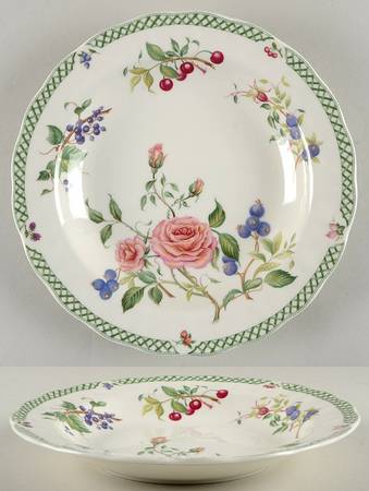Victorian Garden 9" Soup/Pasta Bowl