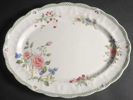 Victorian Garden 16" Oval Serving Platter