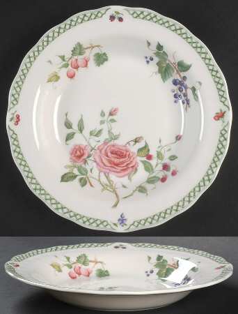 Victorian Garden Large Rim Soup Bowl