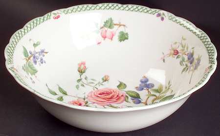 Victorian Garden 10" Large Salad Serving Bowl
