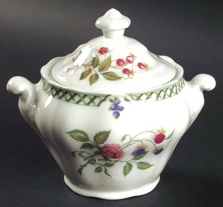 Victorian Garden Sugar Bowl & Lid