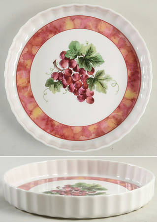 Vintage Grape (Rust Sponge Border, Bakew) by Royal Doulton