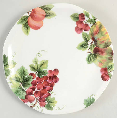 Vintage Grape Salad Plate