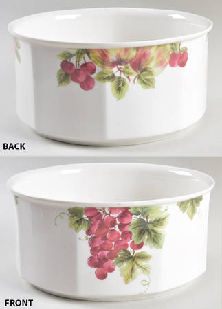 Vintage Grape 9" Salad Serving Bowl