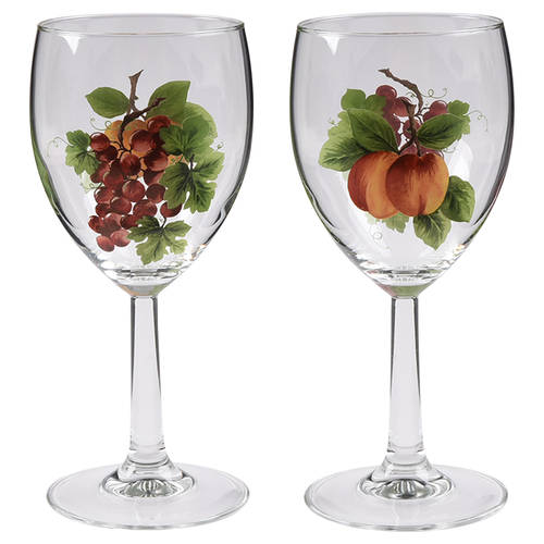 Vintage Grape 8 Oz Glassware Goblet