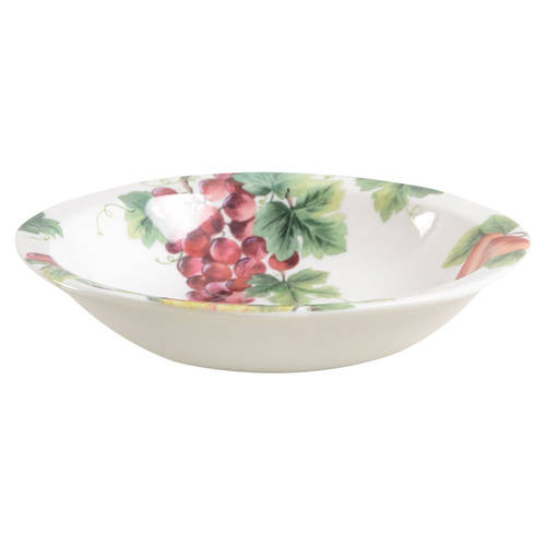 Vintage Grape Rim Fruit/Dessert (Sauce) Bowl