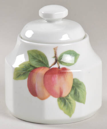 Vintage Grape Sugar Bowl & Lid