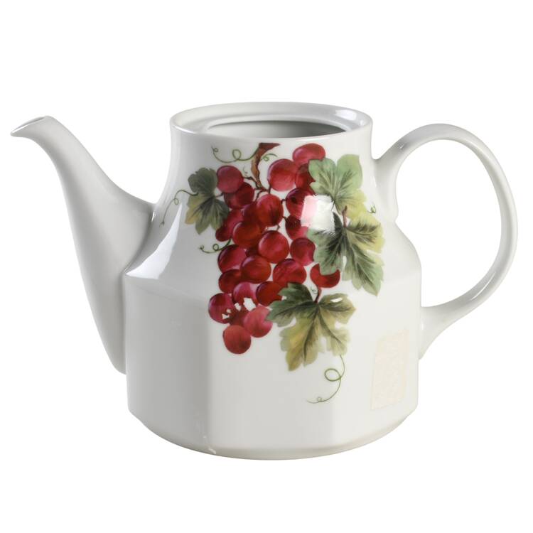 Vintage Grape Teapot No Lid