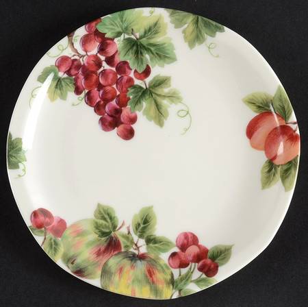 Vintage Grape Bread & Butter Plate/Gravy Underplate