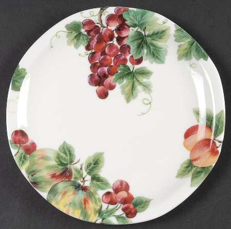 Vintage Grape Bread & Butter Plate/Gravy Underplate