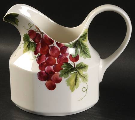 Vintage Grape Gravy Boat